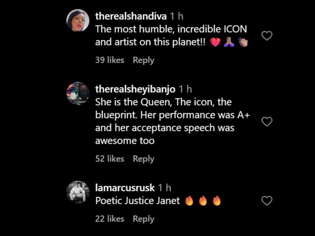 Netizens discuss the singer's speech while receiving the Icon Award at the 2025 AMAs. (Image via Instagram/@hollywoodunlocked)